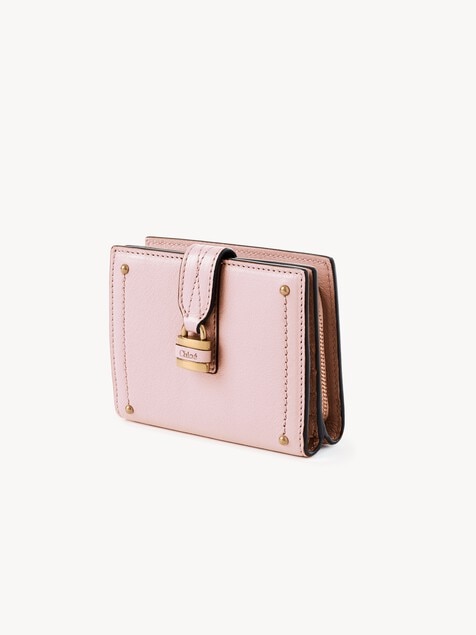Paddington square wallet in grained leather