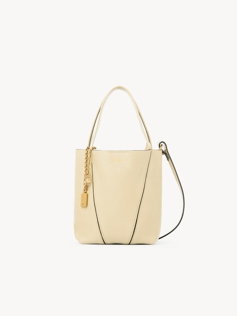 Small Chlo&eacute; Spin tote bag in grained leather