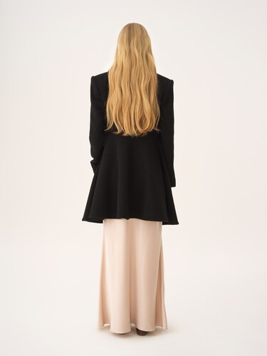 Riding coat in wool bouclette - 5