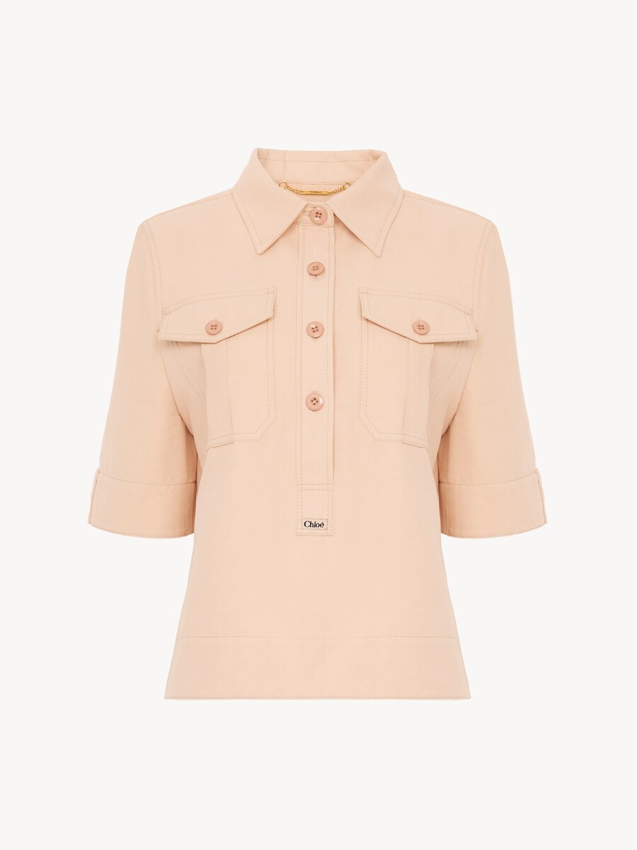 Poloshirt aus Baumwollgabardine - 2