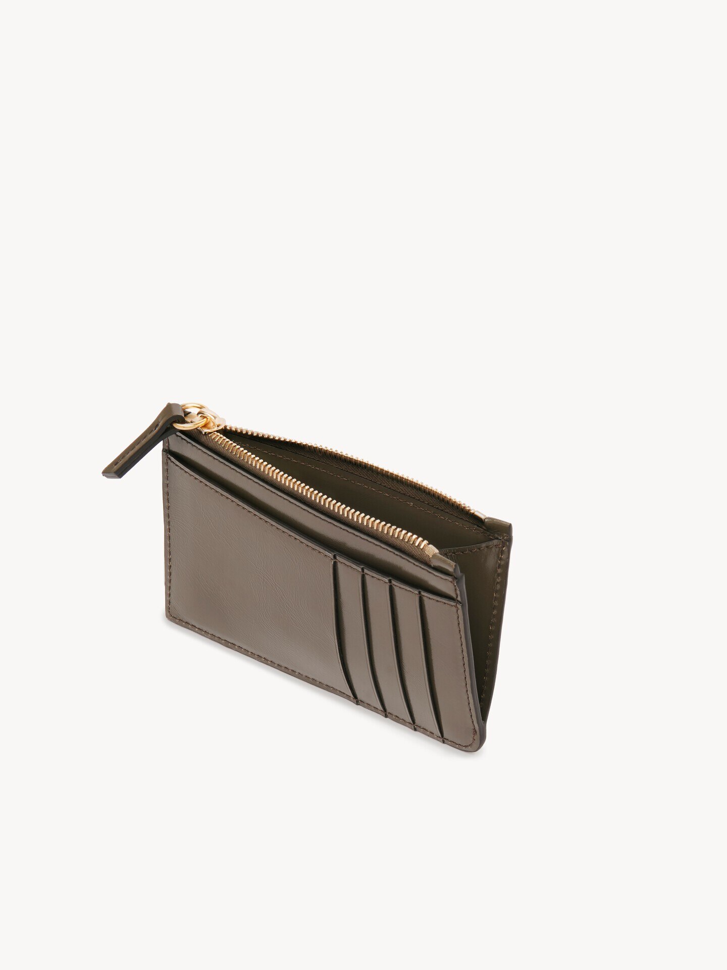 Small Chlo&eacute; Iconic purse with card slots in shiny leather - 5