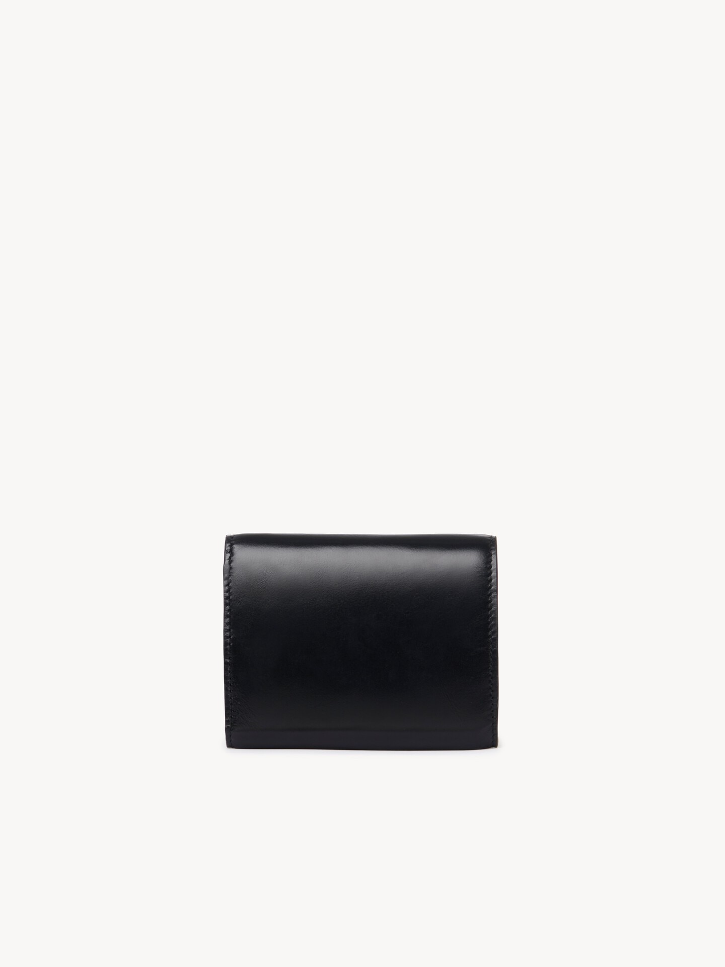 Monedero tarjetero Chlo&eacute; Iconic peque&ntilde;o con bolsillo para monedas de cuero brillante - 4