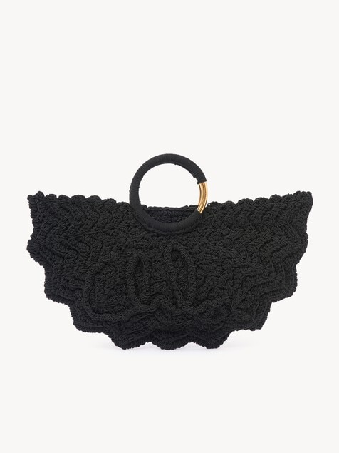 Small Bracelet Paravent tote bag in crochet