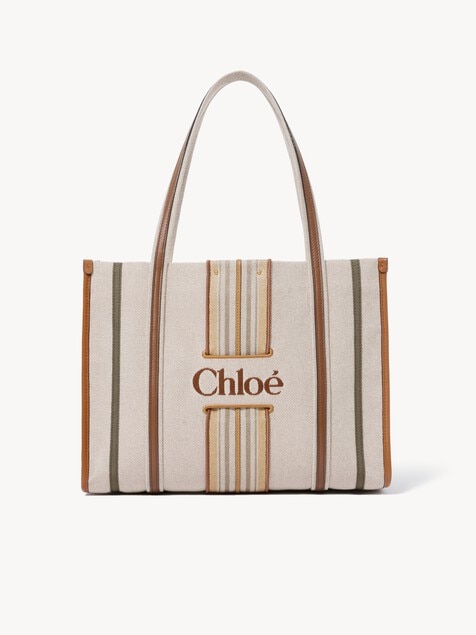 Woody Loop tote bag in canvas