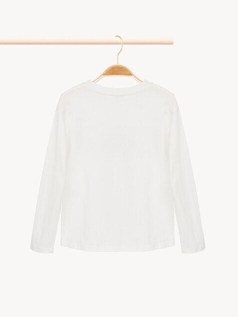 Kids' long-sleeve logo top