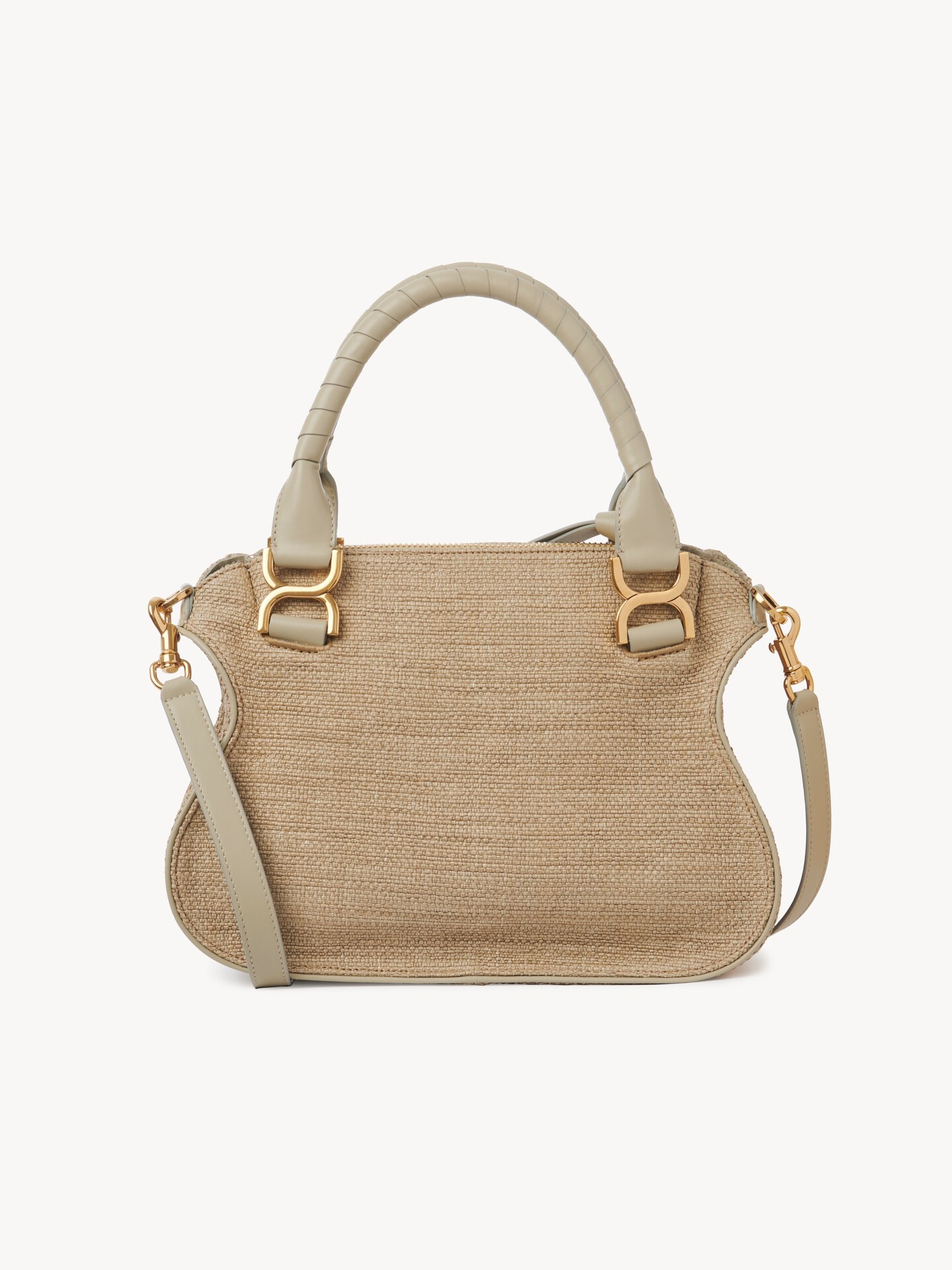 Small Marcie bag in raffia-effect fibers - 5