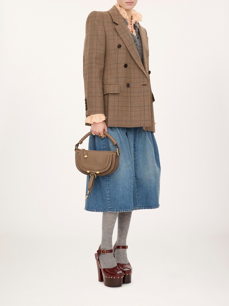 Mini Marcie shoulder bag in soft leather - 8