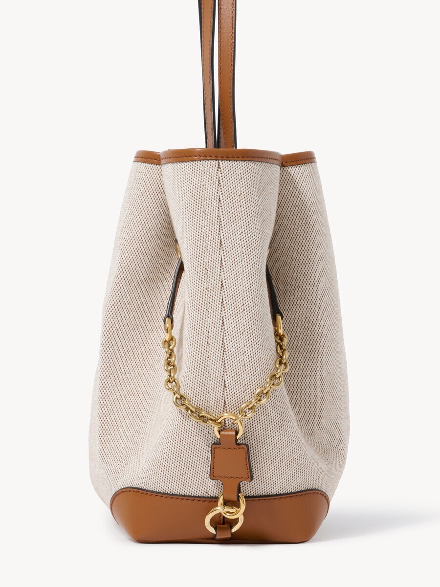 Bolso de doble asa Chlo&eacute; Clover de lona - 8