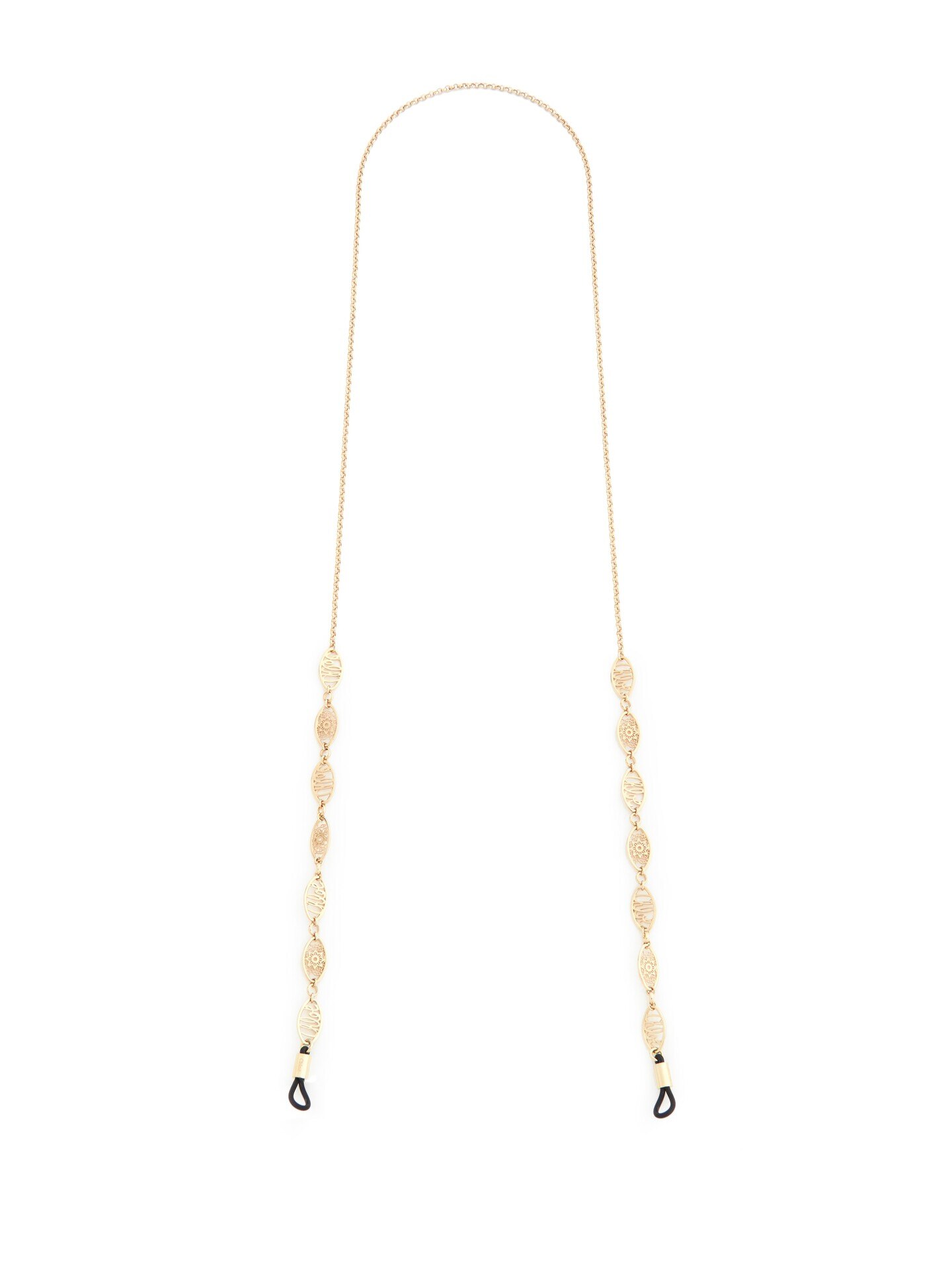 Darcey”レースアイウェアチェーン 黄色 - Chloé