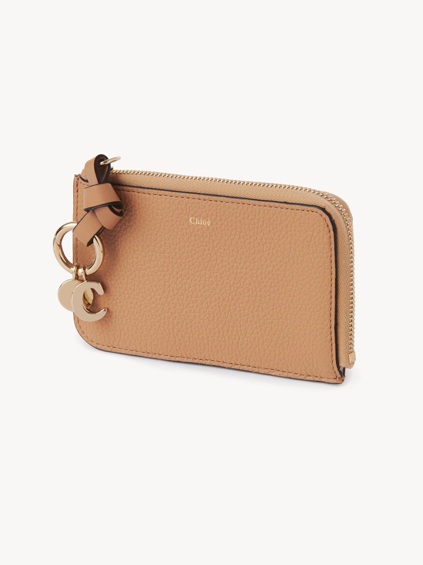 Alphabet wallet in grained leather - 3