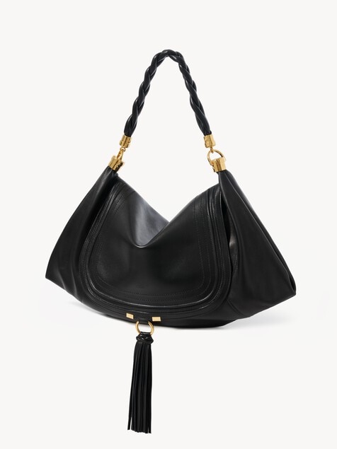Large Marcie Foulard hobo bag in soft leather