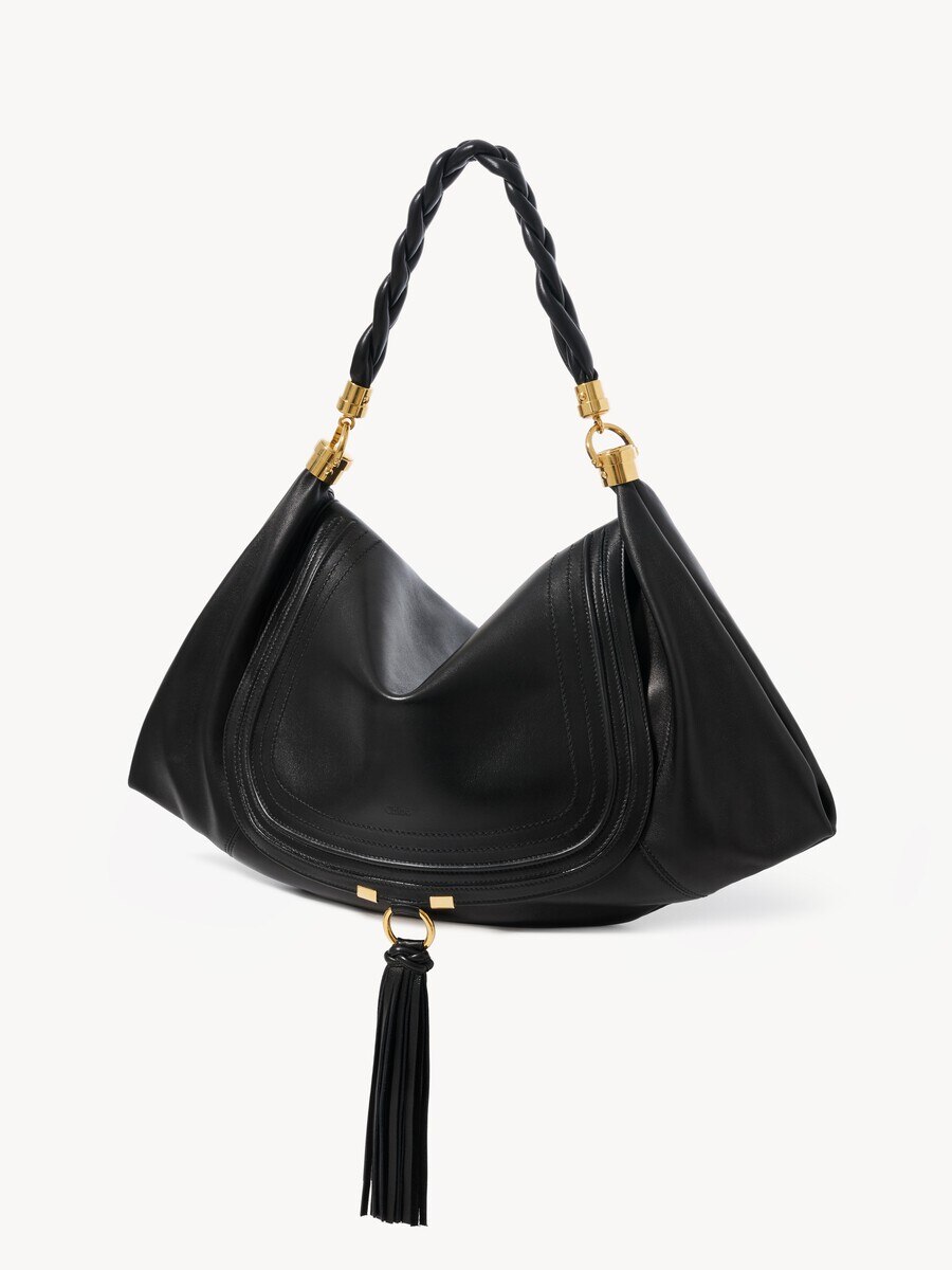 Bolso hobo Marcie Foulard grande de cuero suave - 4