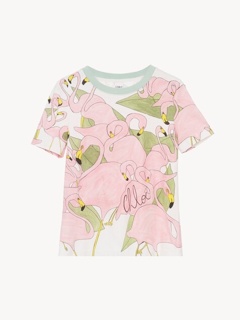 T-Shirt aus Baumwolljersey in Baby-Fit-Passform mit Logo