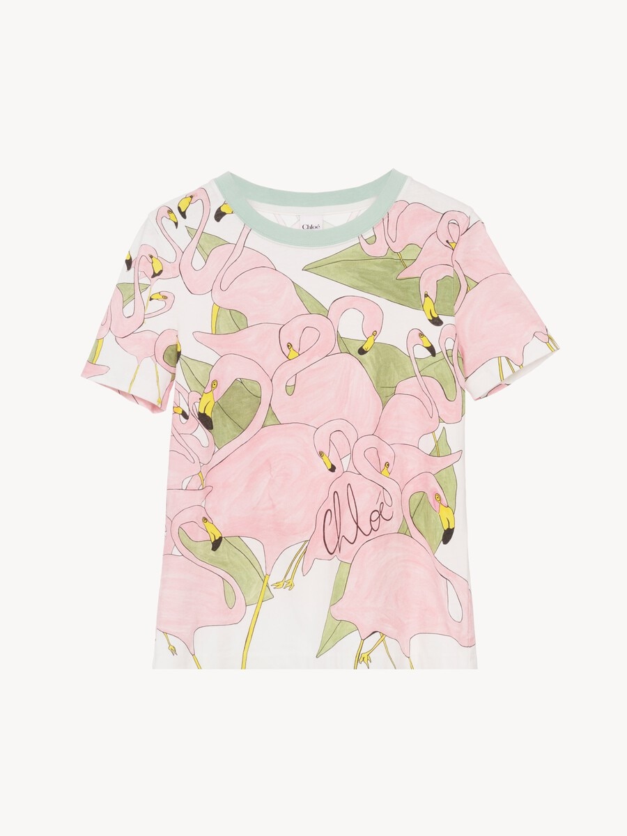 T-shirt ajust&eacute; en jersey de coton &agrave; logo - 1