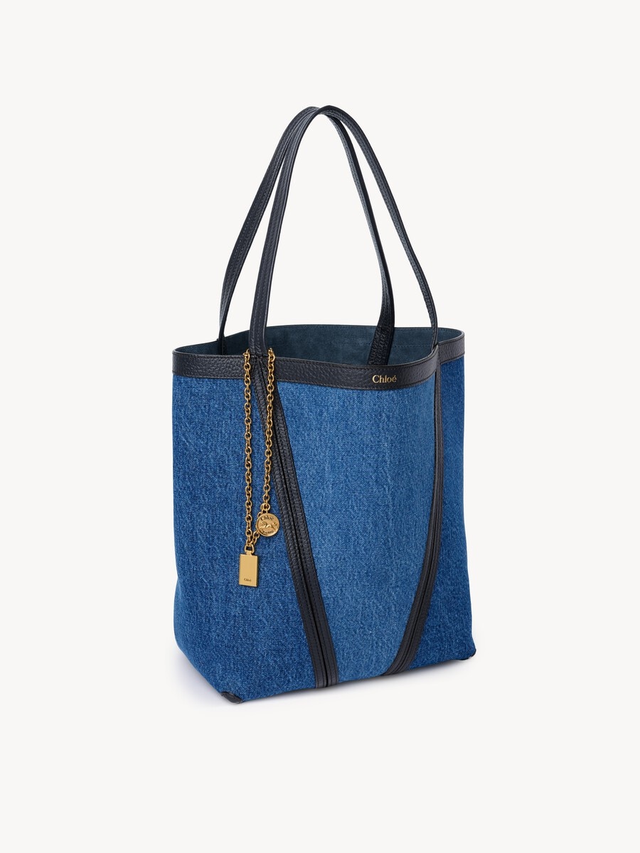 Sac cabas Chlo&eacute; Spin en denim - 4