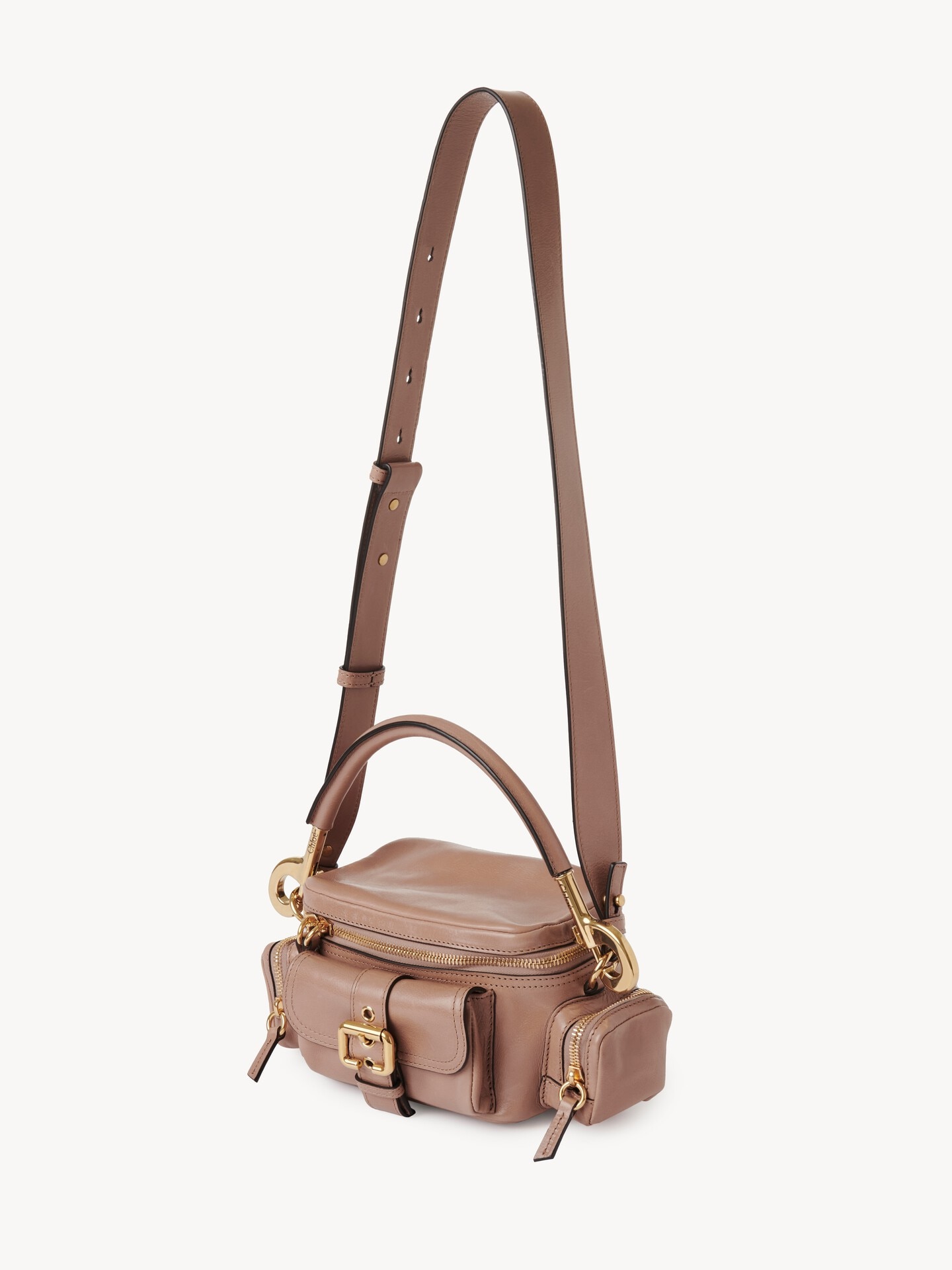 Small camera bag in shiny leather - 4