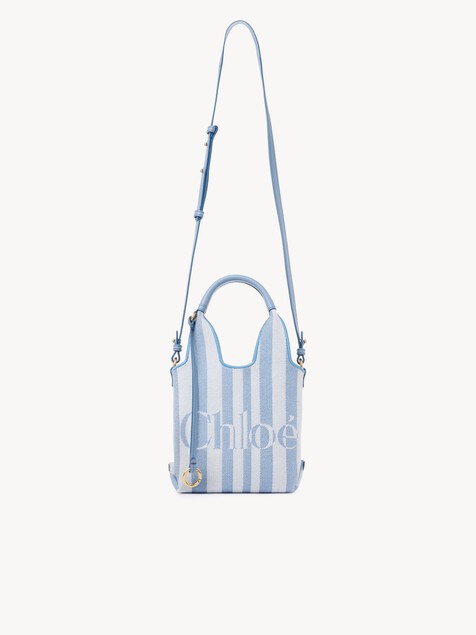 Mini Chlo&eacute; Stripy tote bag in jacquard