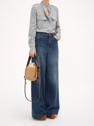 Small Woody basket in natural fibres - 10