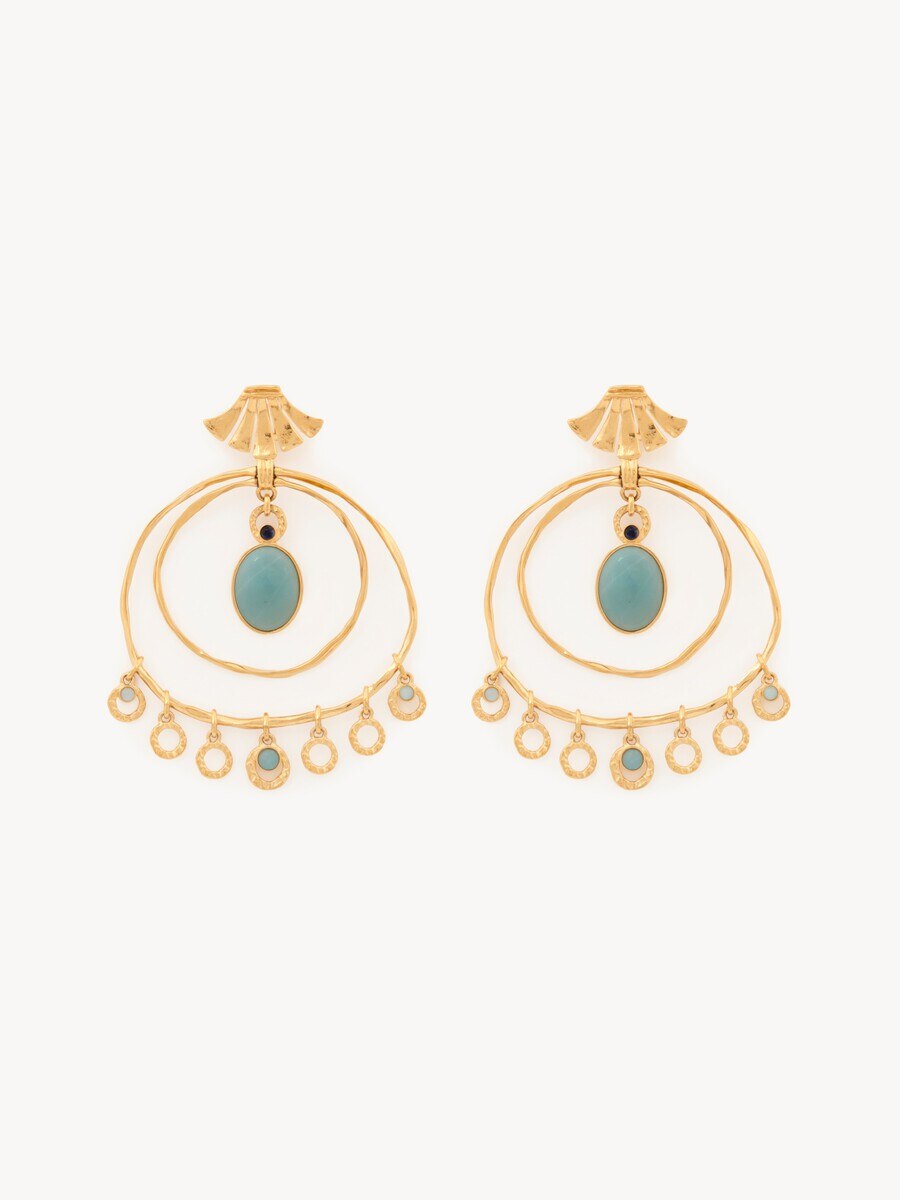 Boucles d&rsquo;oreilles Chlo&eacute; Sunflower - 1