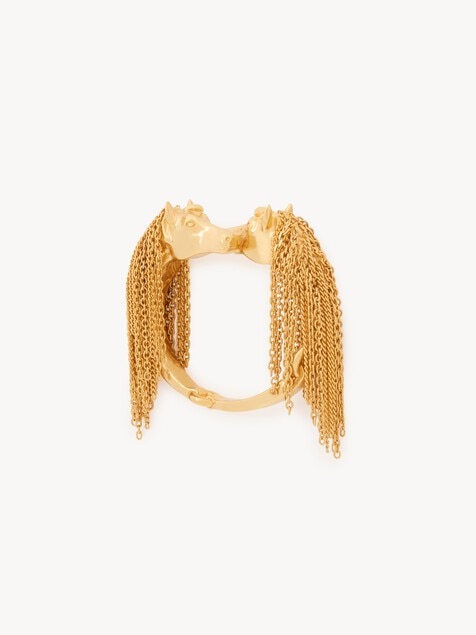 The Chlo&eacute; Chain Horse Toi et Moi bracelet
