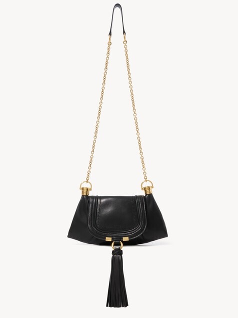 Mini Marcie Foulard chain bag in soft leather