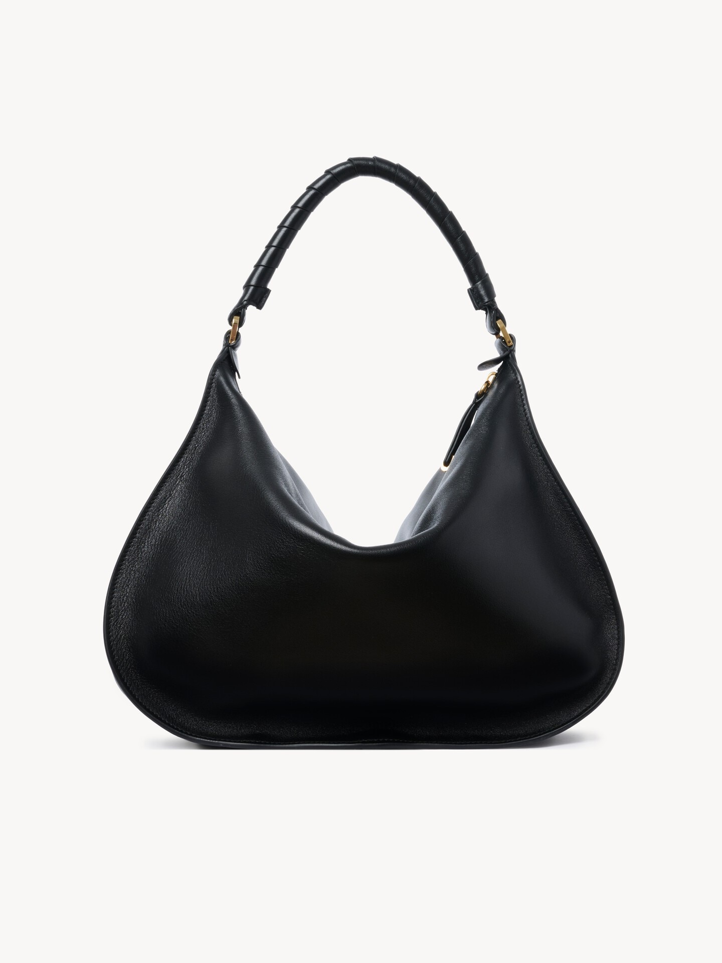 Sac port&eacute; &eacute;paule Marcie en cuir lisse - 4.0