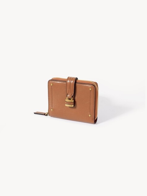 Paddington bifold wallet in grained leather 