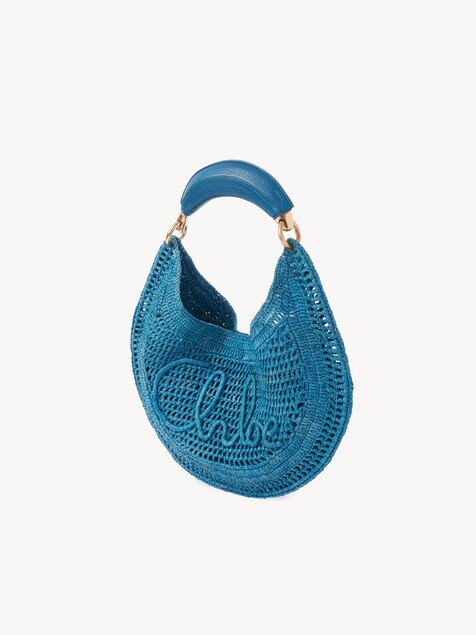 Borsa Hobo Summer Banana in rafia