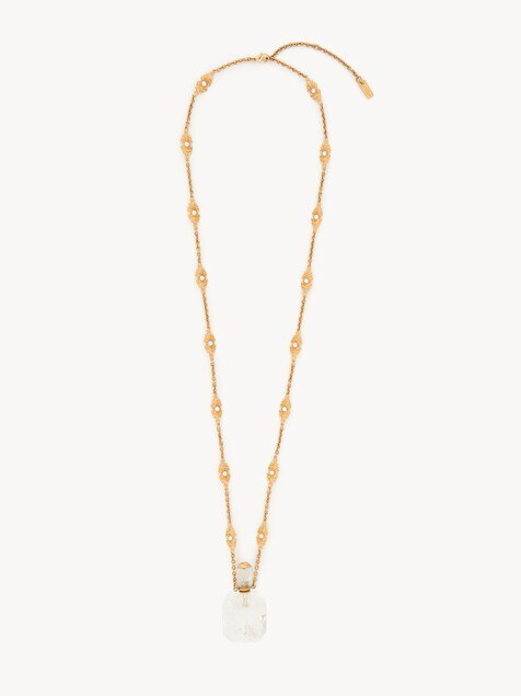 The Chloé Elixir pendant necklace Mineral Green - Chloé