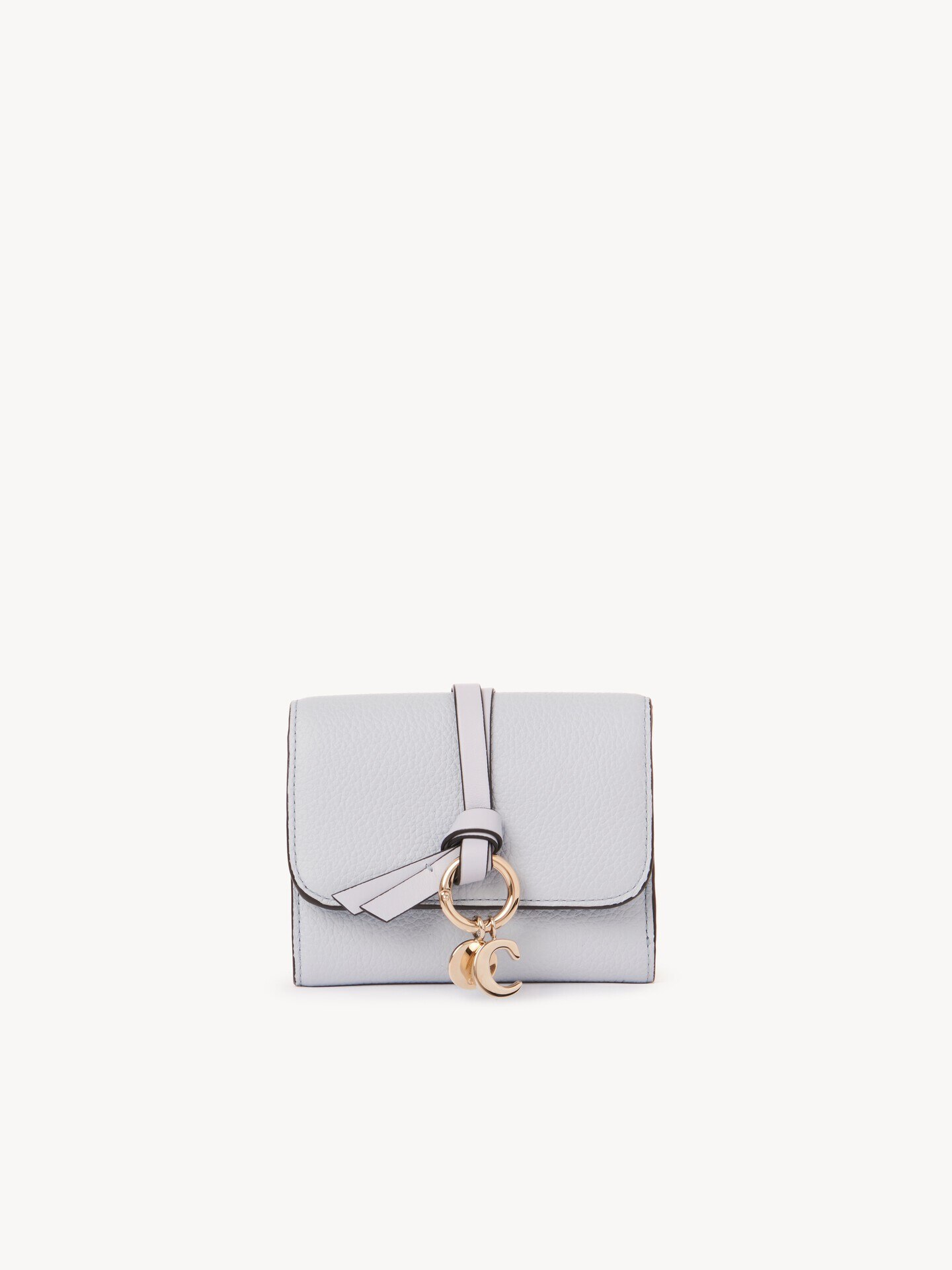 Small Alphabet tri-fold in grained leather - 1.0
