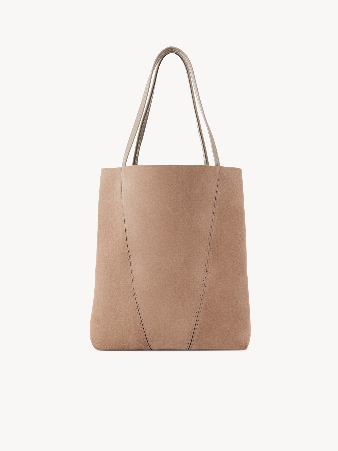 Sac cabas Chloé Spin en cuir velours - 5