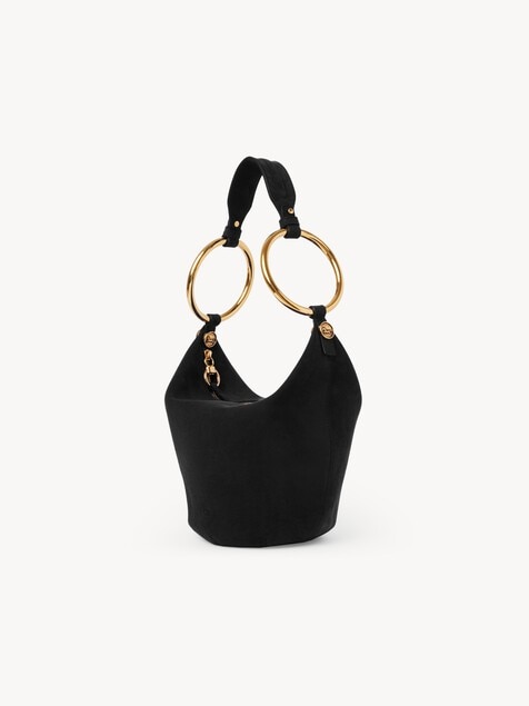 Bolso de mano Bracelet peque&ntilde;o de ante