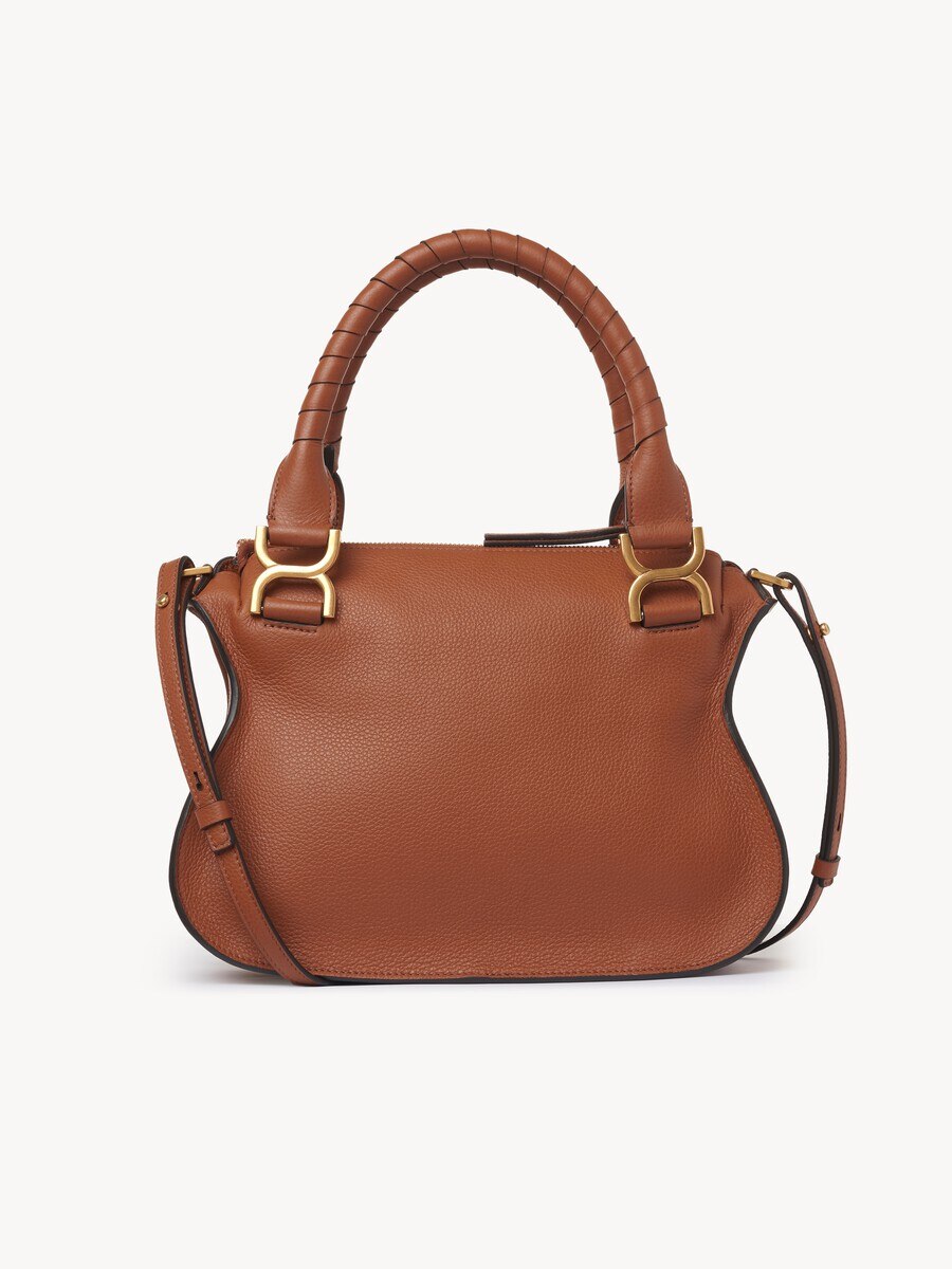 Small Marcie bag in grained leather - 8