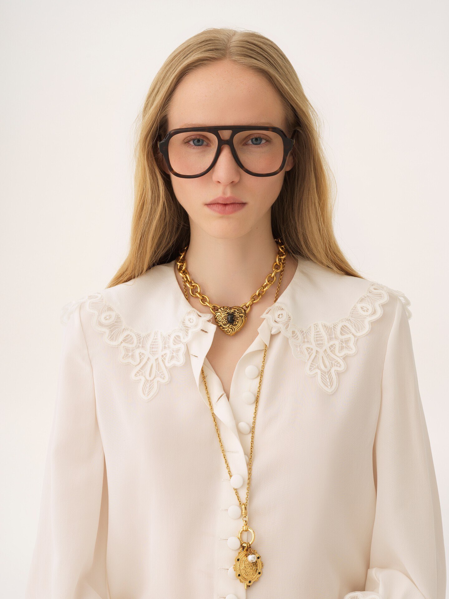Chlo&eacute; aviator eyeglasses - 4