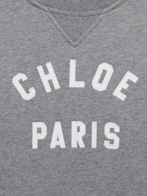 Robe &agrave; manches longues et logo enfant