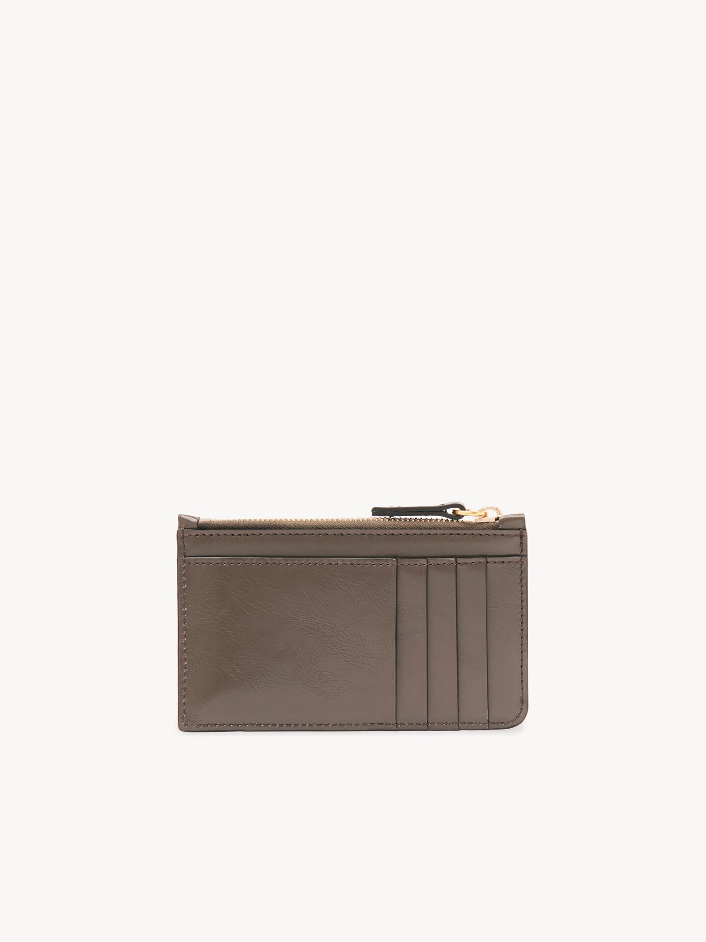 Small Chlo&eacute; Iconic purse with card slots in shiny leather - 4