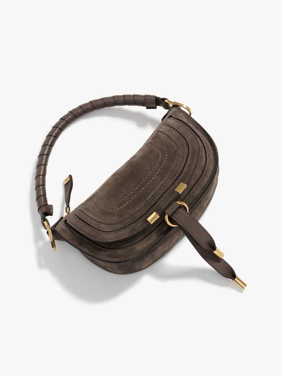 Minibolso de hombro Marcie de ante - 8