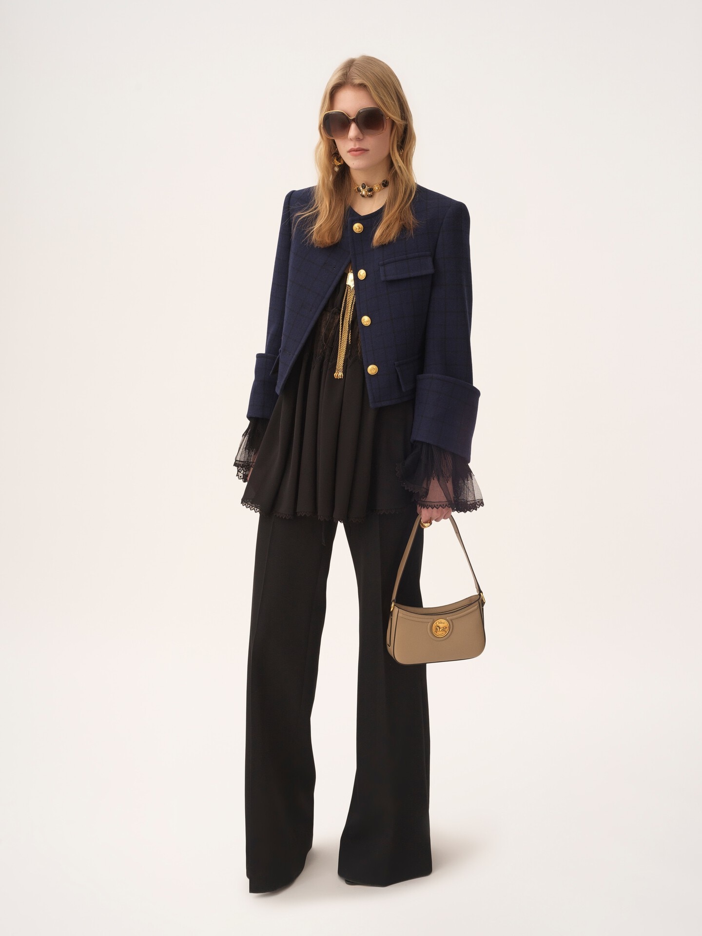 Horse Medal shoulder bag in grained leather - 8