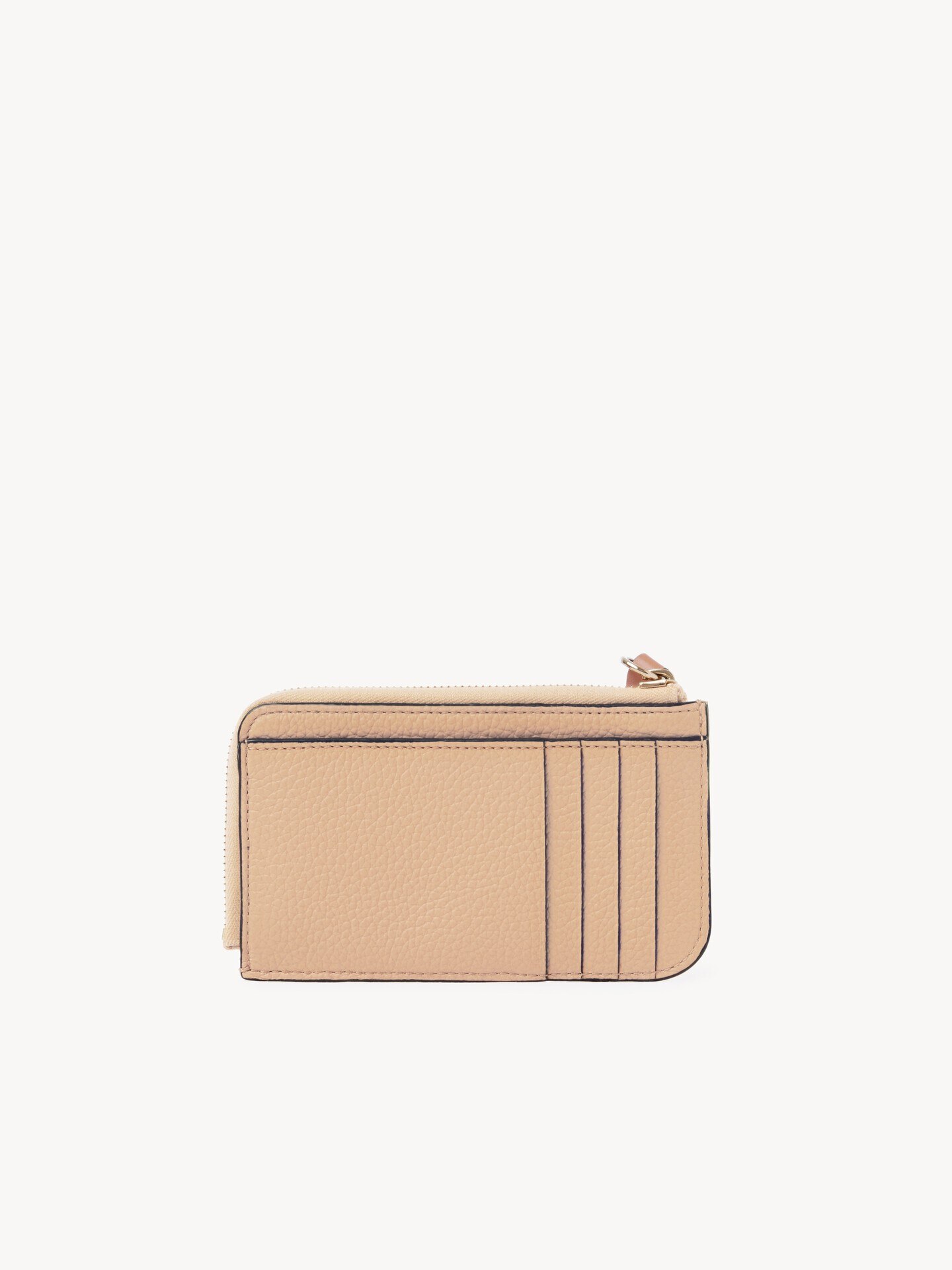 Alphabet purse in grained leather - 5