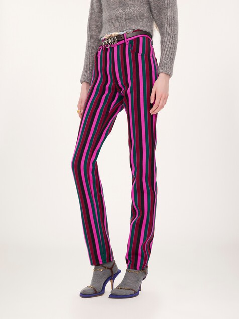 Slim trousers in wool