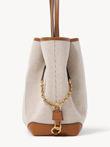 Bolso de doble asa Chlo&eacute; Clover de lona - 8
