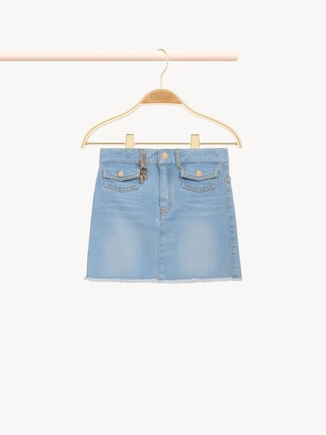 Kids' denim skirt