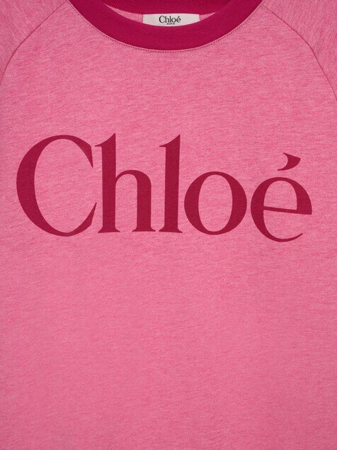 Kids' short-sleeve logo dress