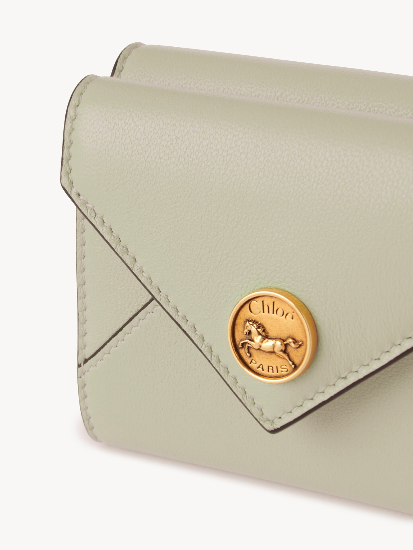 Small Envelope tri-fold in grained leather - 6