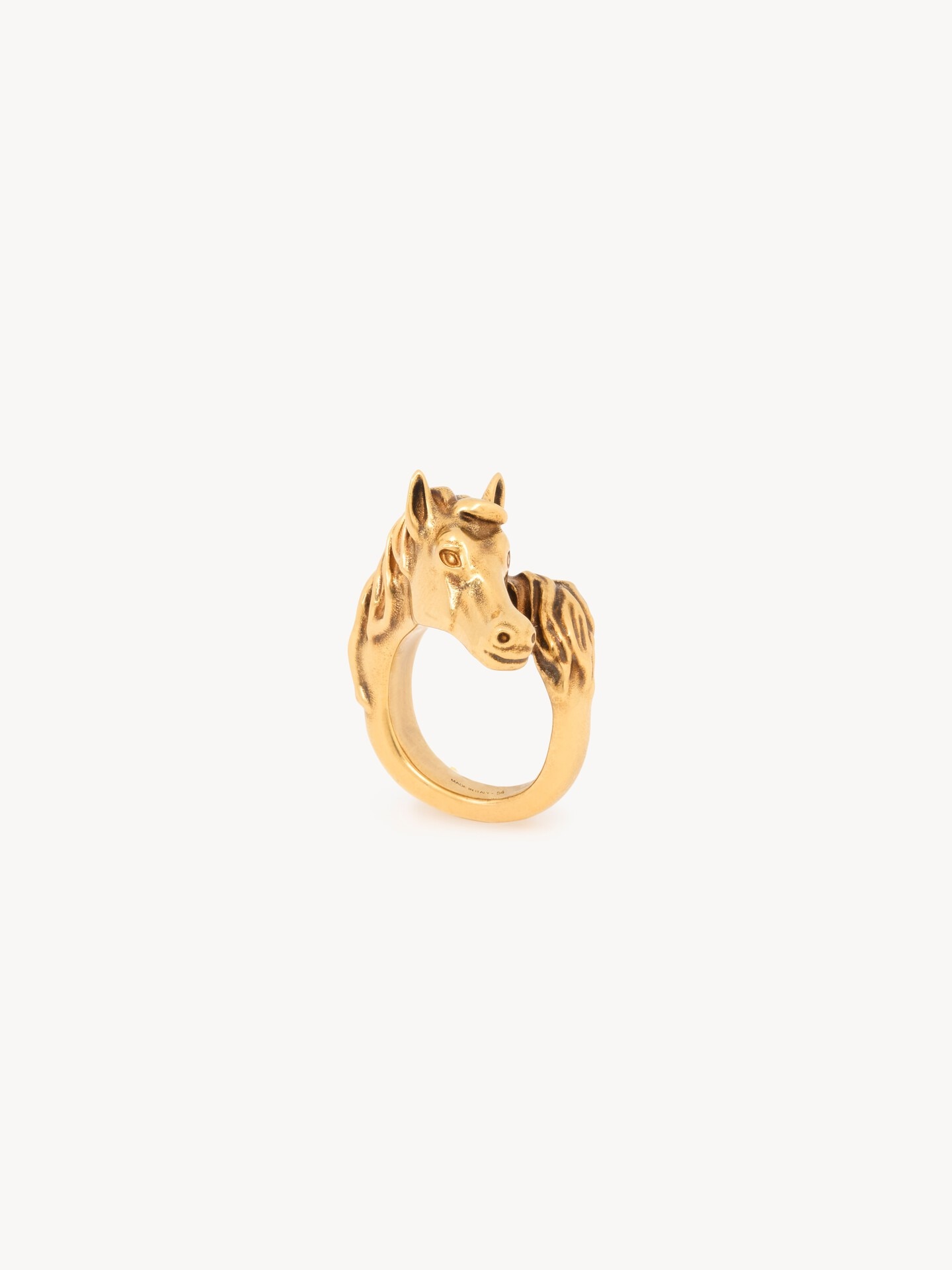 The Chlo&eacute; Chain Horse Toi et Moi ring - 1