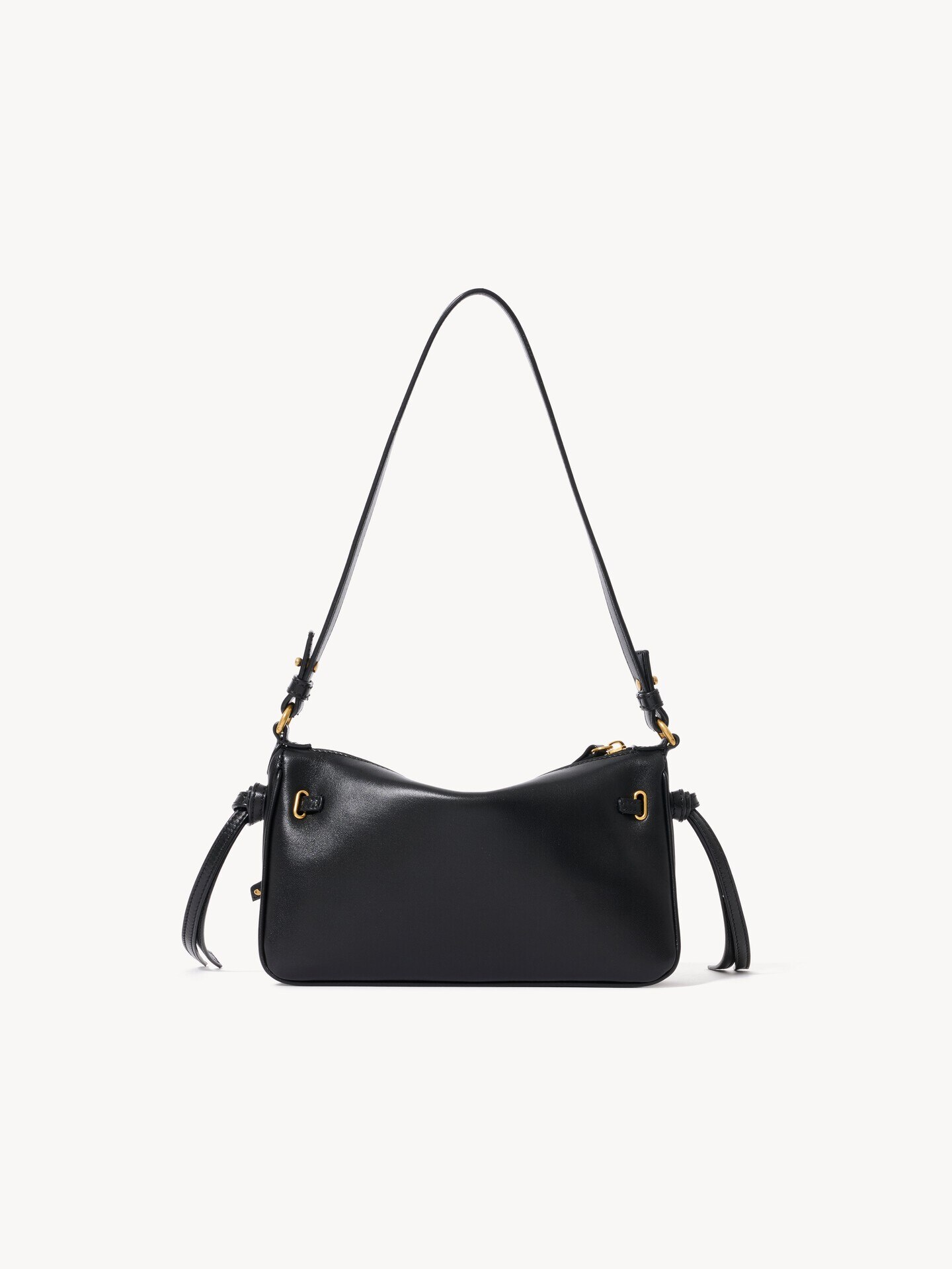 Mini Paddington Sling pouch with strap in soft leather - 4.0