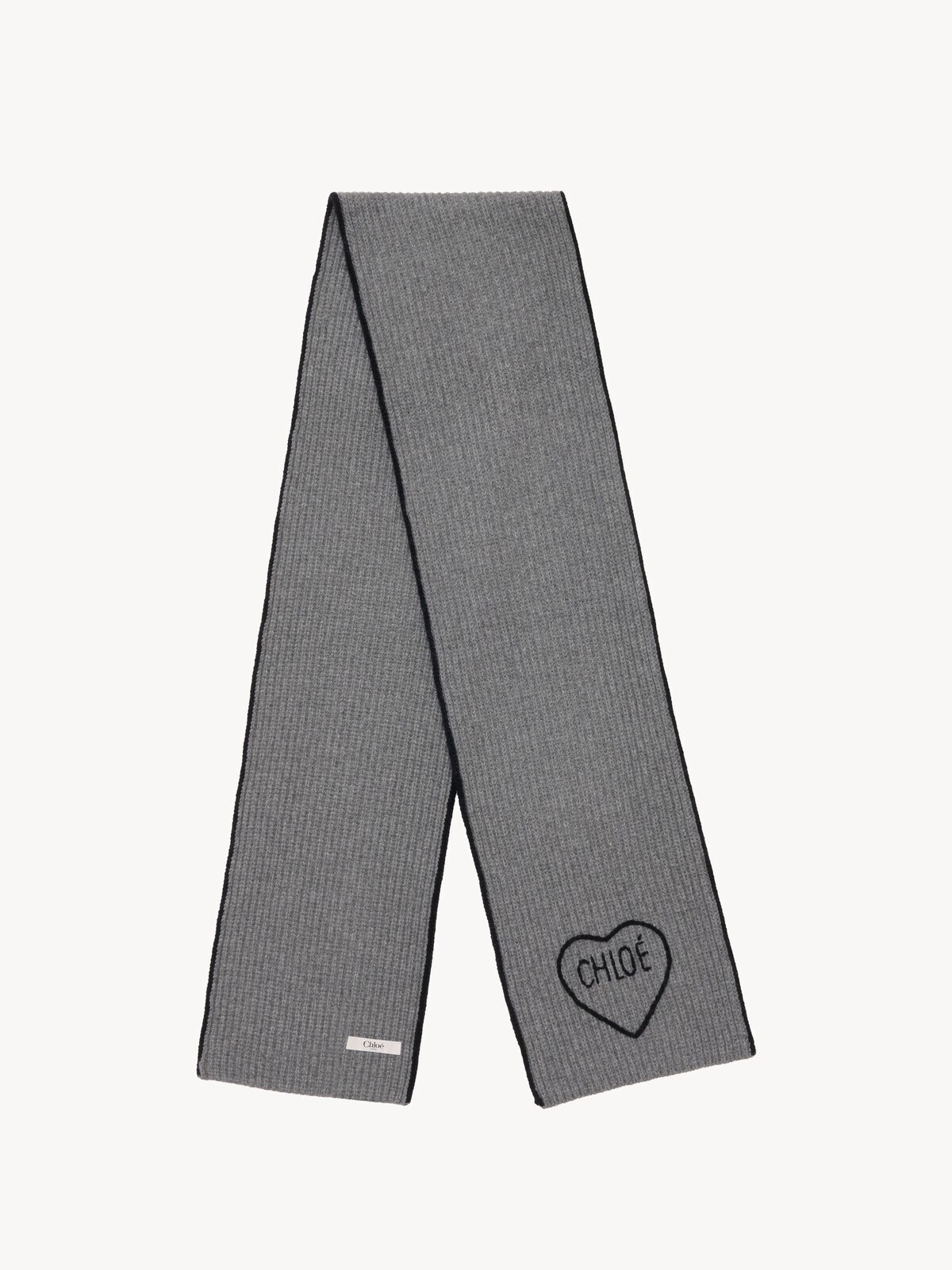 Chloé The Chloé Encoeur scarf in wool & cashmere