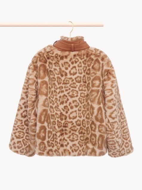 Kids' leopard-print jacket