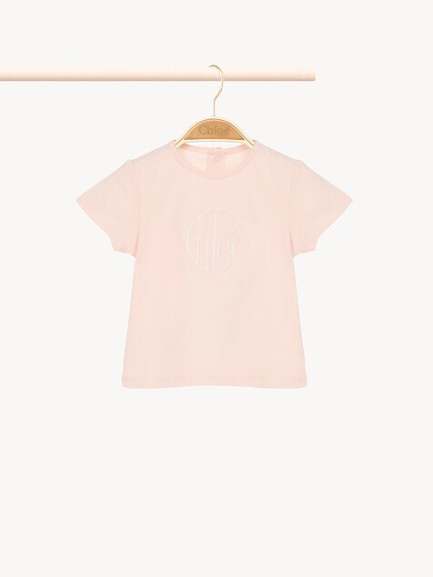 T-shirt con logo da bambina