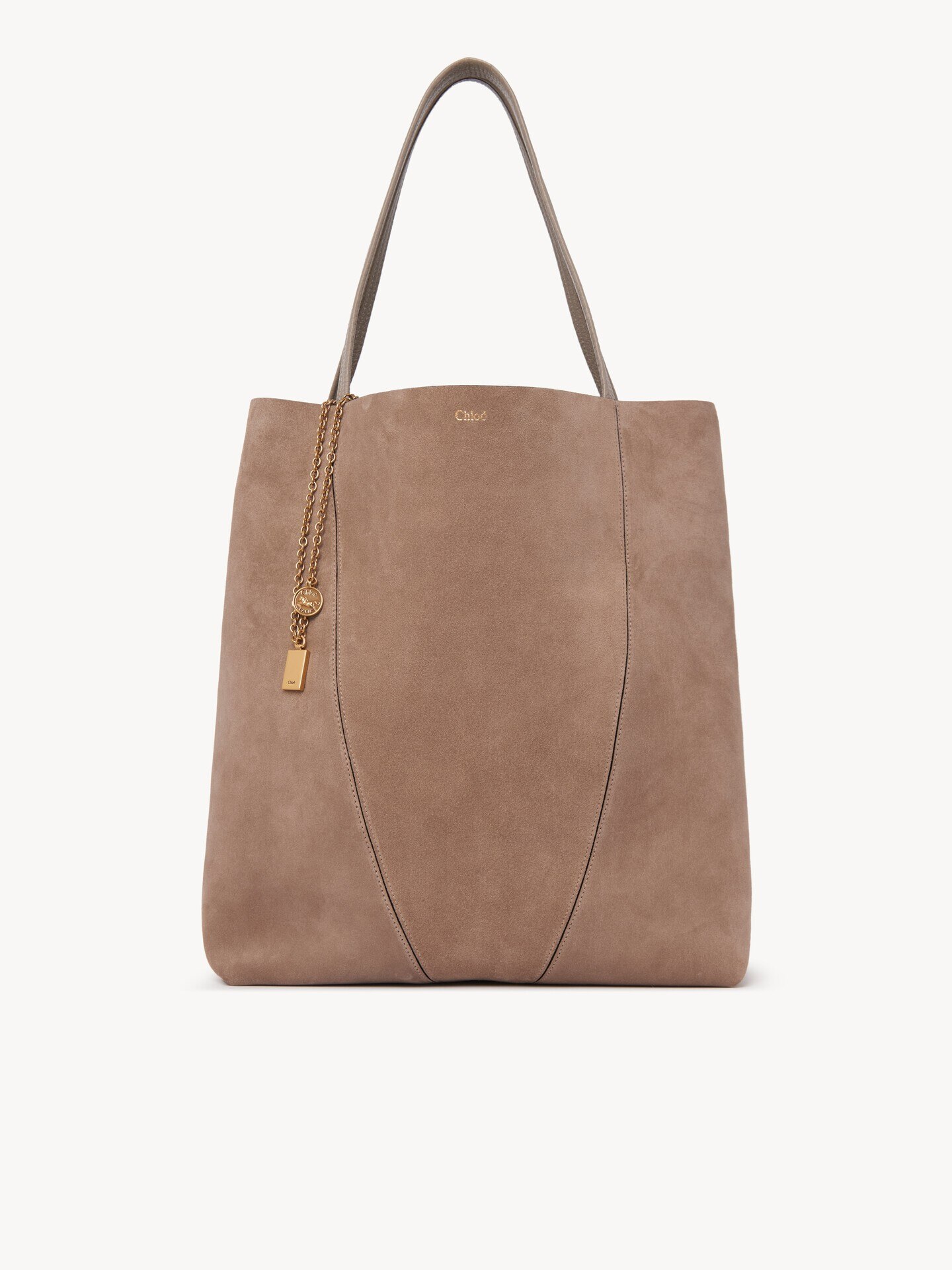 Große Chloé Spin Tote Bag aus Wildleder - 2